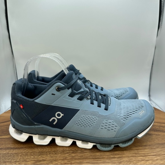 On Running Shoes - ON Running Cloudace Low Top Running Shoes Blue Navy Blue White Women's 10